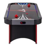 Fat Cat Volt LED Light-Up Grey 7 FT Air Hockey Table - Image 2