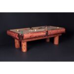 Viking Northwoods Rustic Barnwood Cheyenne Pool Table - Weathered Finish