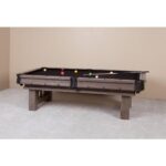Viking Northwoods Rustic Barnwood Timber Lodge Pool Table - Honey Pine Finish