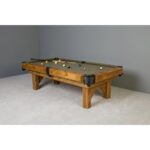 Viking Northwoods Rustic Ponderosa Pine Log Pool Table