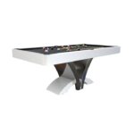 White Billiards Daphne Modern Slate Pool Table