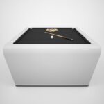 White Billiards Valenti Modern Slate Pool Table