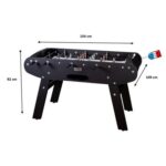 René Pierre Onyx Foosball Table in White Matte Finish - Image 6