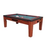 Hathaway Games Newport 7-ft Pool Table Combo Set with Benches in Rustic Grey - Image 8
