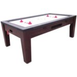 Hathaway Games Newport 7-ft Pool Table Combo Set with Benches in Rustic Grey - Image 13