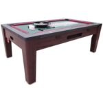 Hathaway Games Newport 7-ft Pool Table Combo Set with Benches in Rustic Grey - Image 17