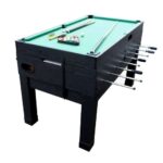 Hathaway Games Sherwood 7-ft Air Hockey Table Combo Set with Benches - Image 3