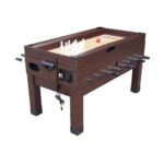 Hathaway Games Sherwood 7-ft Air Hockey Table Combo Set with Benches - Image 18
