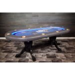 RAM Game Room 48" Poker and Multi-Use Game Table - Antique White - Image 13