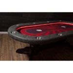 RAM Game Room 48" Poker and Multi-Use Game Table - Antique White - Image 17