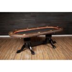 RAM Game Room 48" Poker and Multi-Use Game Table - Antique White - Image 18