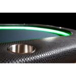 RAM Game Room 48" Poker and Multi-Use Game Table - Antique White - Image 20