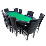 Ram Game Room 60" Poker and Multi-Use Game Table - Black - Image 2