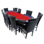 Ram Game Room 60" Poker and Multi-Use Game Table - Black - Image 3