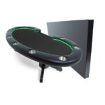 Ram Game Room 60" Poker and Multi-Use Game Table - Black - Image 6