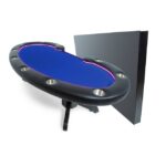 Ram Game Room 60" Poker and Multi-Use Game Table - Black - Image 8