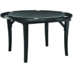 RAM Game Room 84" Texas Hold'em Game Table with Dining Top - Cappuccino - Image 2