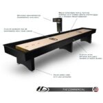 Hudson Shuffleboards Dominator Shuffleboard Table - Image 3