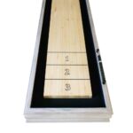Hudson Shuffleboards Brushed Stainless Steel Shuffleboard Table - Image 2