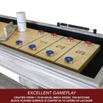 Hudson Shuffleboards Brushed Stainless Steel Shuffleboard Table - Image 8