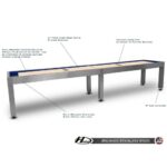 Brunswick Andover II 14' Shuffleboard Table - Image 3