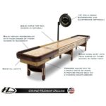 Hudson Shuffleboards Deluxe Hybrid Shuffleboard Table - Image 5