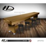 Hudson Shuffleboards Pasadena Shuffleboard Table - Image 6