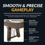 Hathaway Games Challenger Shuffleboard Table in Dark Cherry Finish - Image 3