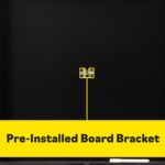 HJ Scott St. James Dartboard Cabinet Antique Grey - Image 3