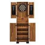 American Heritage Port Royal Stand-up Dart Board Cabinet - Image 2