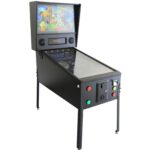 Virtual Pinball Machine | 49" 4K-LCD Screen | 300+ Games | Full Forced Feedback | LED lights