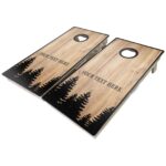 Rustic Theme Cornhole Boards - Image 6
