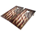 Rustic Theme Cornhole Boards - Image 7