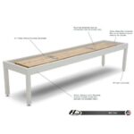 Hudson Shuffleboards Limited Edition Torino Shuffleboard Table - Image 8