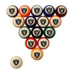 Imperial Las Vegas Raiders Billiard Balls with Numbers