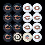 Imperial Chicago Bears Billiard Balls with Numbers - Image 3