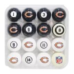 Imperial Chicago Bears Billiard Balls with Numbers - Image 5