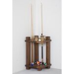 Viking Industries Barnwood Corner Cue Rack - Image 2