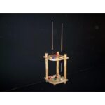 Viking Industries Rustic Corner Cue Rack In Clear Finish - Image 2