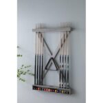 Playcraft X Style Hardwood 8 Cue Billiard Equipment Wall Rack - Image 8
