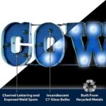 Imperial Lighted Recycled Metal Sign (Various Teams) - Image 9