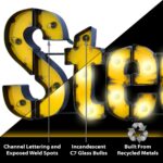 Imperial Lighted Recycled Metal Sign (Various Teams) - Image 19