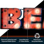 Imperial Lighted Recycled Metal Sign (Various Teams) - Image 51