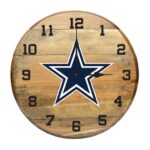 OAK BARREL CLOCK (Various Teams) - Image 5