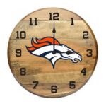OAK BARREL CLOCK (Various Teams) - Image 7