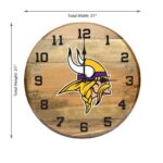 OAK BARREL CLOCK (Various Teams) - Image 17