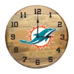 OAK BARREL CLOCK (Various Teams) - Image 18