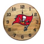 OAK BARREL CLOCK (Various Teams) - Image 20