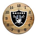 OAK BARREL CLOCK (Various Teams) - Image 22