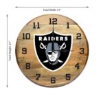 OAK BARREL CLOCK (Various Teams) - Image 23